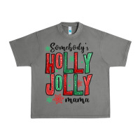 Tornado somebodys holly jolly mama Urban Heavy Tee - MaliasSmallBusiness