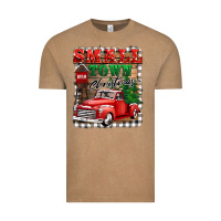 Vintage Coffee small town christmas Vintage Tee - BarkalooDesign