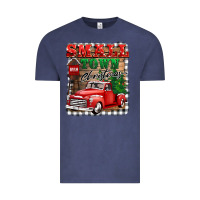 Vintage Denim small town christmas Vintage Tee - BarkalooDesign