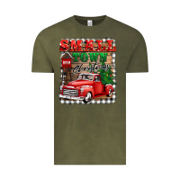 Vintage Olive small town christmas Vintage Tee - BarkalooDesign