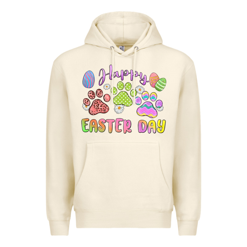 Happy Easter Day Paws Premium Hoodie by MaliasSmallBusiness | Teevron