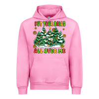 Fuchsia Pink put your balls all over me Urban Hoodie - MaliasSmallBusiness