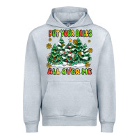 Heather Grey put your balls all over me Urban Hoodie - MaliasSmallBusiness