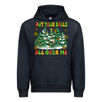 Navy put your balls all over me Urban Hoodie - MaliasSmallBusiness