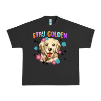 Pigment Black stay golden Urban Heavy Tee - MaliasSmallBusiness