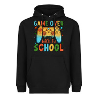 Black game over back to school Heavyweight Hoodie - JahusDesignShop