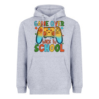 Heather Grey game over back to school Heavyweight Hoodie - JahusDesignShop