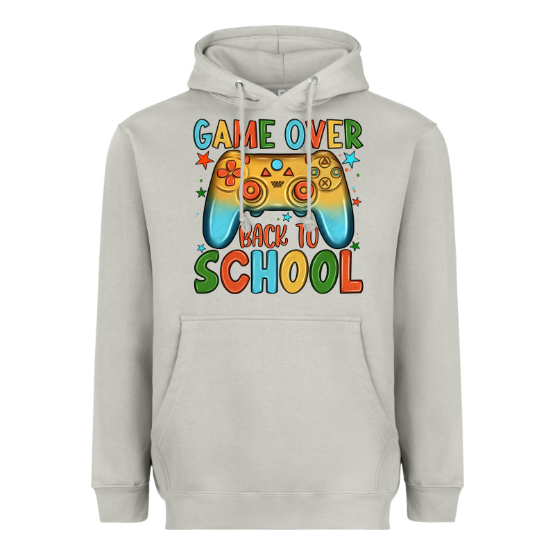 Game Over Back To School Heavyweight Hoodie by JahusDesignShop | Teevron