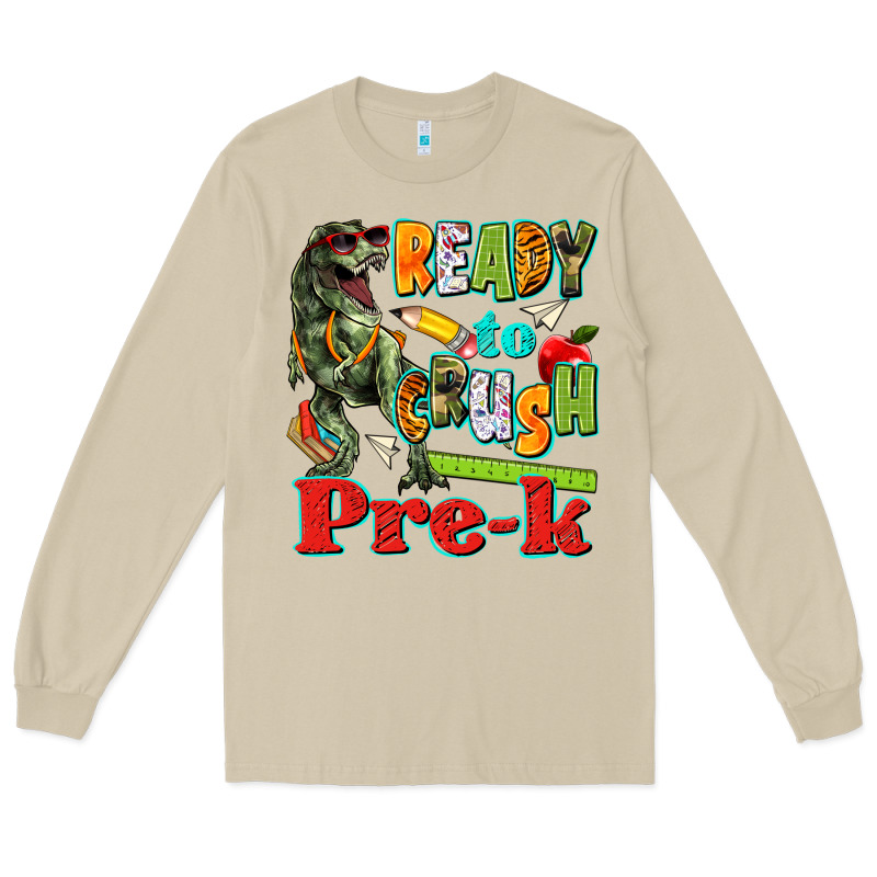 Ready To Crush Pre K Long Sleeve Tee by texasbilliewilder | Teevron