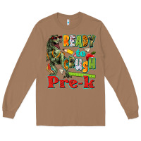 Toasted Coconut ready to crush pre k Long Sleeve Tee - texasbilliewilder