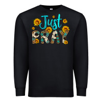 Black just pray Premium Sweatshirt - Artiststas
