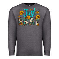 Charcoal Heather just pray Premium Sweatshirt - Artiststas