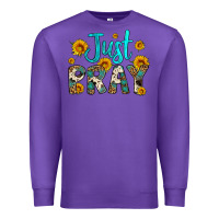 Purple just pray Premium Sweatshirt - Artiststas