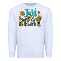 White just pray Premium Sweatshirt - Artiststas