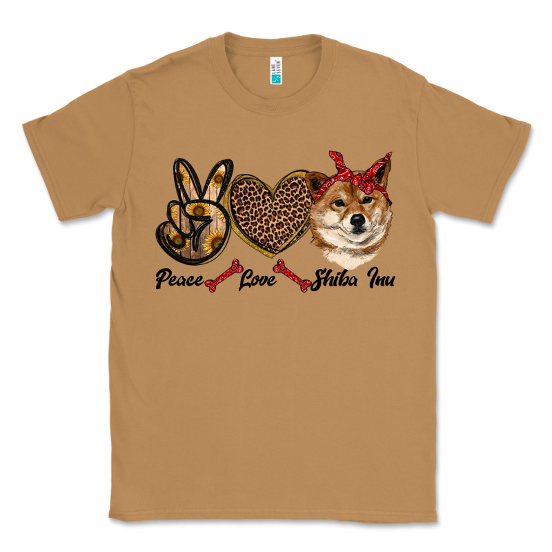 Peace Love Shiba Inu Classic Tee by RanaPortraitStore | Teevron