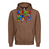 Chestnut ausome autism nurse Zipper Hoodie - Zillion Design Studio