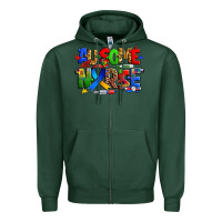 Sports Green ausome autism nurse Zipper Hoodie - Zillion Design Studio