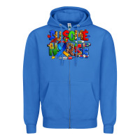 True Royal ausome autism nurse Zipper Hoodie - Zillion Design Studio