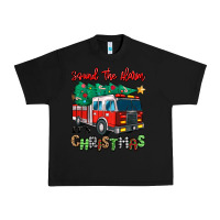 Black sound the alarm its christmas fire truck Urban Heavy Tee - MaliasSmallBusiness