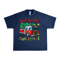 Navy sound the alarm its christmas fire truck Urban Heavy Tee - MaliasSmallBusiness