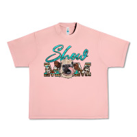 Salmon show mom aztec cowhide heifer Urban Heavy Tee - Artiststas