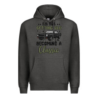 Charcoal Heather i m not getting old i m becoming a classic Premium Hoodie - MaliasSmallBusiness
