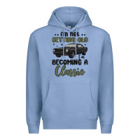 Colony Blue i m not getting old i m becoming a classic Premium Hoodie - MaliasSmallBusiness