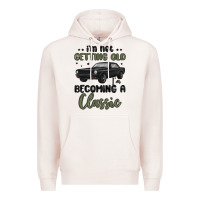 Pale Pink i m not getting old i m becoming a classic Premium Hoodie - MaliasSmallBusiness