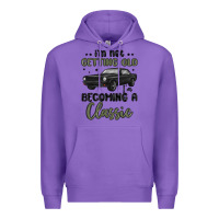Purple i m not getting old i m becoming a classic Premium Hoodie - MaliasSmallBusiness