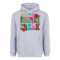 Heather Grey summer break Heavyweight Hoodie - AdoDesignShop