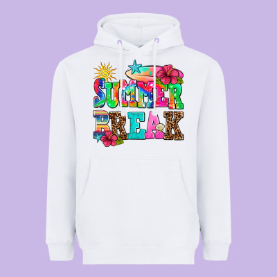 Summer Break Heavyweight Hoodie Designed By Adodesignshop
