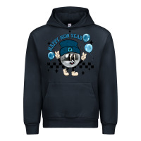 Navy happy new year disco ball Urban Hoodie - MaliasSmallBusiness