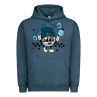 Pigment Midnight Navy happy new year disco ball Urban Hoodie - MaliasSmallBusiness