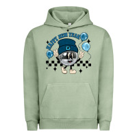 Pigment Oil Green happy new year disco ball Urban Hoodie - MaliasSmallBusiness