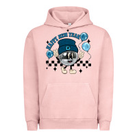 Pigment Salmon happy new year disco ball Urban Hoodie - MaliasSmallBusiness