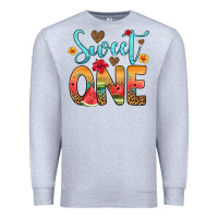 Heather Grey sweet one watermelon Premium Sweatshirt - Artiststas