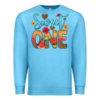 Ocean Blue sweet one watermelon Premium Sweatshirt - Artiststas