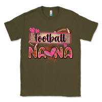 Army Green football nana with leopard Classic Tee - Zillion Design Studio