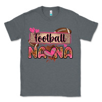 Charcoal Heather football nana with leopard Classic Tee - Zillion Design Studio