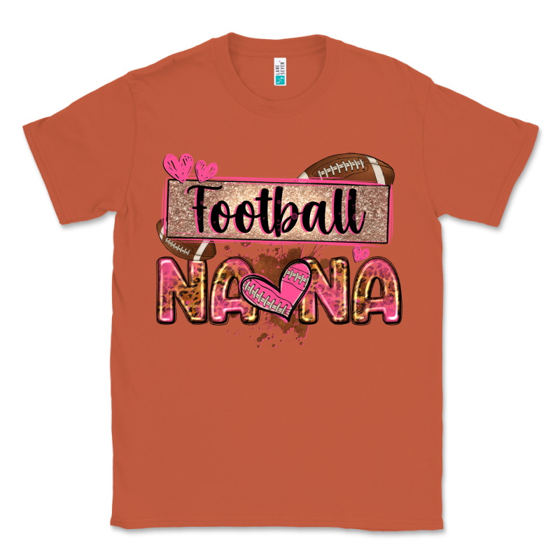 Football Nana With Leopard Classic Tee by Zillion Design Studio | Teevron
