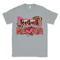 Heather Grey football nana with leopard Classic Tee - Zillion Design Studio