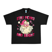 Black stay merry and bright Urban Heavy Tee - MaliasSmallBusiness