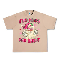 Burro stay merry and bright Urban Heavy Tee - MaliasSmallBusiness