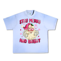 Grape Ice stay merry and bright Urban Heavy Tee - MaliasSmallBusiness