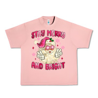 Salmon stay merry and bright Urban Heavy Tee - MaliasSmallBusiness