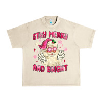 Sandshell stay merry and bright Urban Heavy Tee - MaliasSmallBusiness