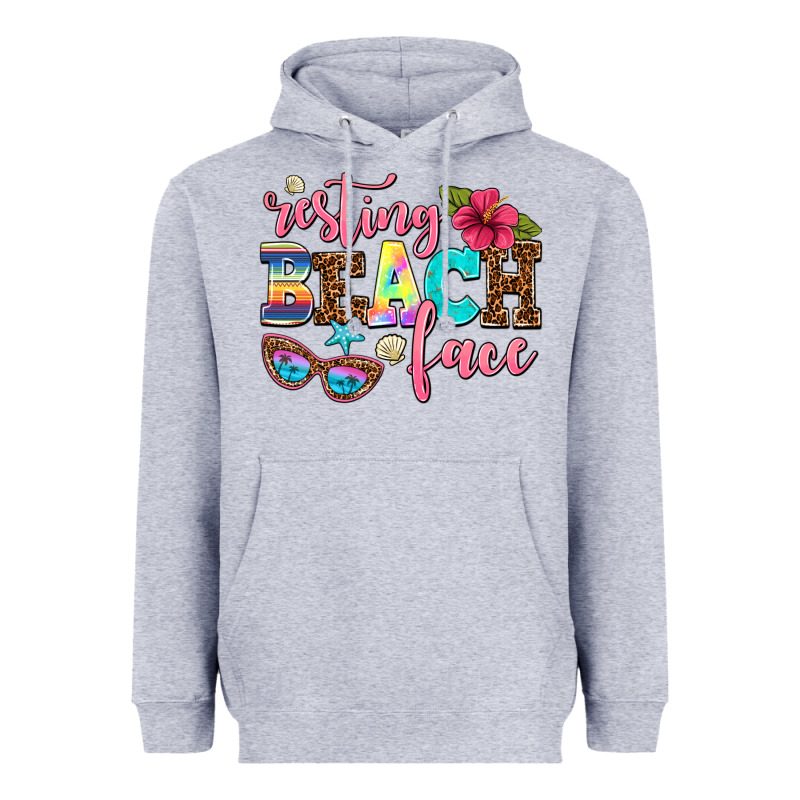Resting Beach Face Heavyweight Hoodie by AdoDesignShop | Teevron