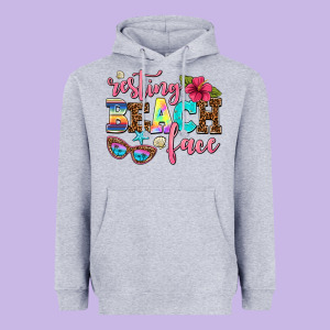 Resting Beach Face Heavyweight Hoodie Designed By Adodesignshop