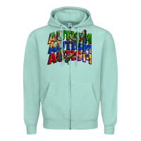 Seafoam autism autism autism Zipper Hoodie - Zillion Design Studio
