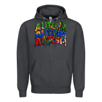 Smoke autism autism autism Zipper Hoodie - Zillion Design Studio